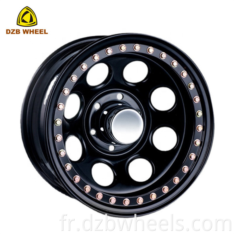 Beadlock steel wheel